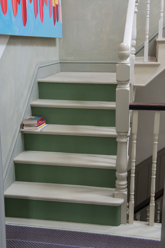 Calking for a Contemporary Staircase with a Contemporary and F&b Floors by Farrow & Ball