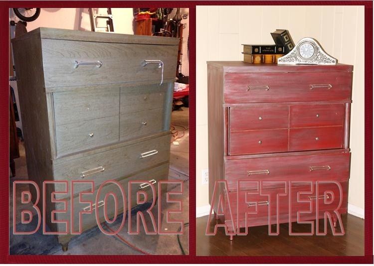 Calking for a Eclectic Bedroom with a Dresser and Upcycling by Invio Fine Furniture Consignment