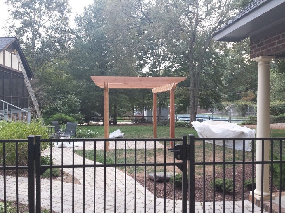 Carpe Diem Charlotte Nc for a  Landscape with a Pergola and Backyard Pergola by Carpe Diem Fabrication