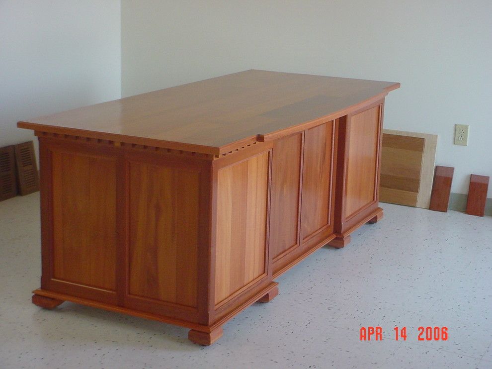 Carpe Diem Charlotte Nc for a Traditional Spaces with a Handmade Cherry Executive Desk for Business Office and Various Projects From the Past Few Years by Carpe Diem Fabrication