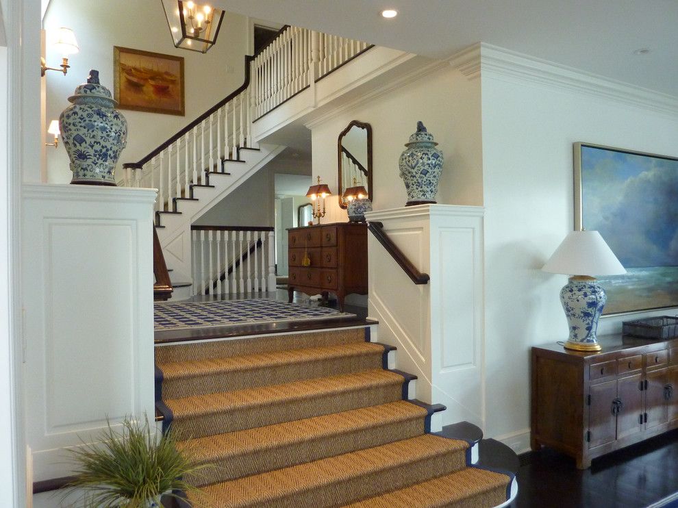 Cat6 vs Cat5e for a Traditional Staircase with a Wainscoting and Elegance on the South Cove by Celebration Green Design & Build