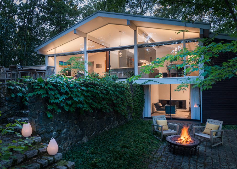 Century Walnut Creek for a Midcentury Exterior with a Ivy and Mid Century Remodel on Tabor Hill by Flavin Architects