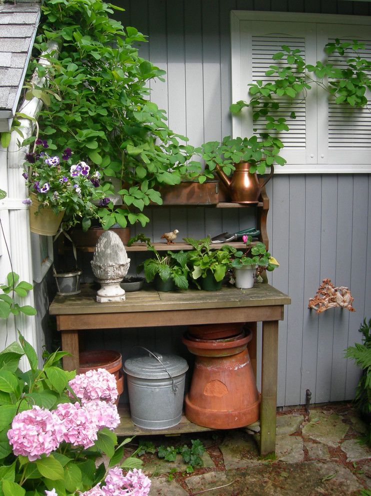 Chagrin Pet and Garden for a Traditional Landscape with a Vines and Cottage Landscape by Gail Olsen, Asid