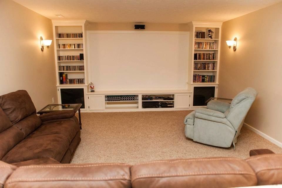 Cincinnati Theater for a Traditional Home Theater with a Traditional and Audio/visual Installation by Keystone Homes in Troy