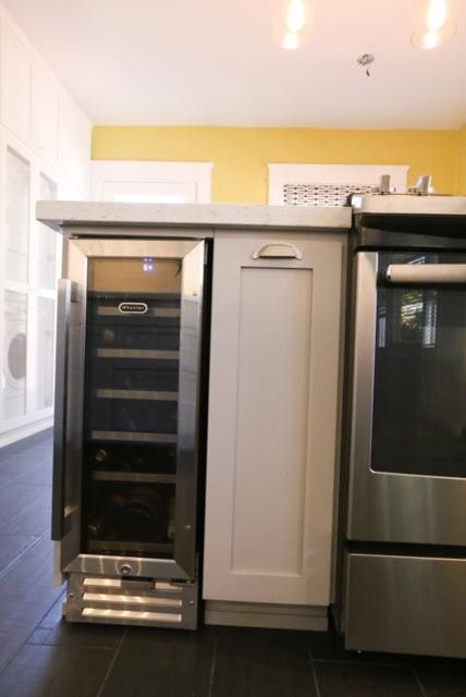 Clap Board for a Contemporary Kitchen with a Wainscoting and North Park Kitchen by Mathis Custom Remodeling