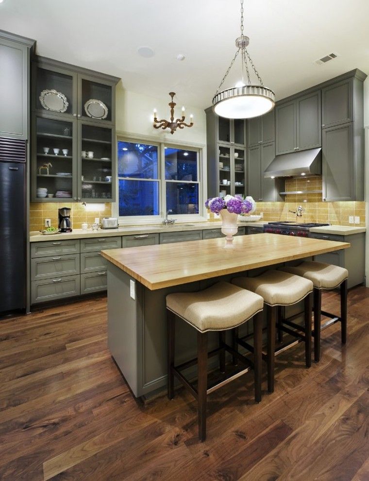 Closest Lowes for a Traditional Kitchen with a Dark Floor and Kitchen Ii by Soledad Builders, Llc