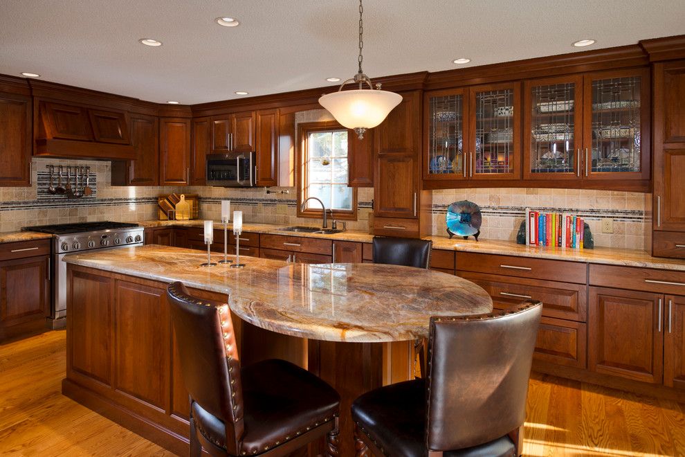 Cmc Construction Services for a Transitional Kitchen with a Tile Backsplash and Kitchen Remodel, Guilderland Ny by Bellamy Construction