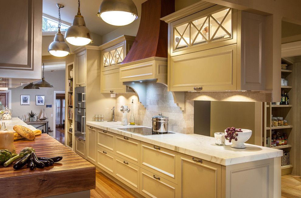 Coast Guard Emblem for a Traditional Kitchen with a Kitchen Design and Burleigh Heads Hampton Style Kitchen by Darren James Interiors