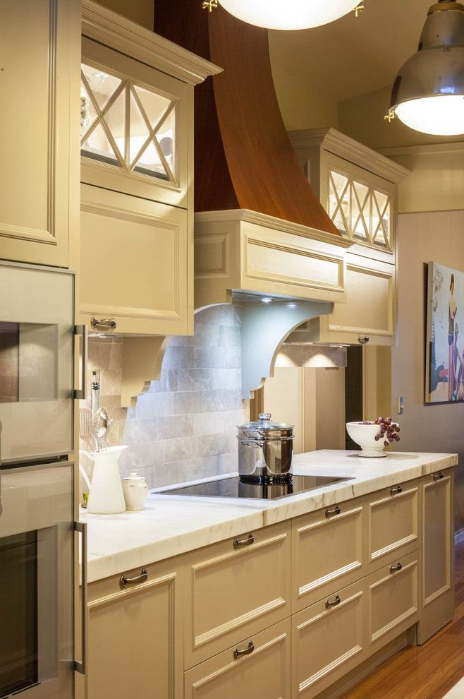 Coast Guard Emblem for a Traditional Kitchen with a Renovations and Burleigh Heads Hampton Style Kitchen by Darren James Interiors