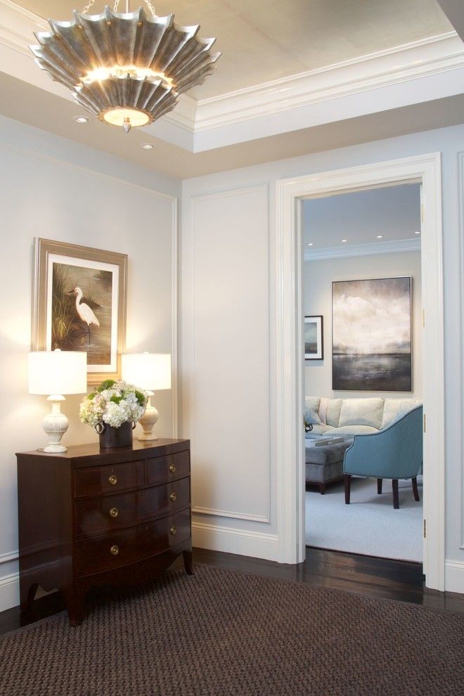 Cobb County Tractor for a Transitional Entry with a Park Ave and Park Ave by Ken Gemes Interiors