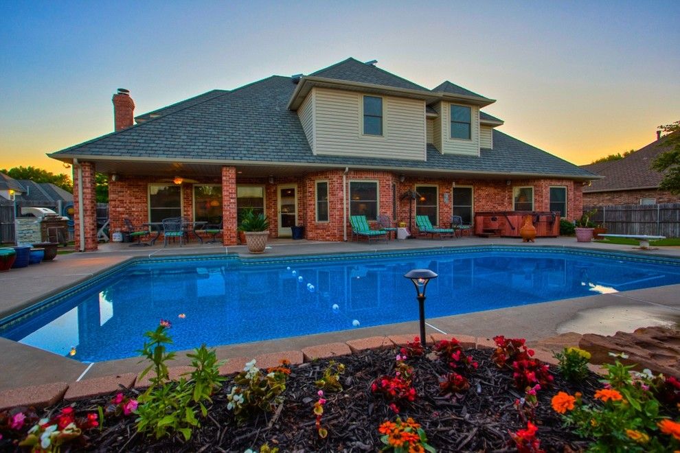 Cobblestone Realty for a Traditional Pool with a Okc and 12604 Flagstone Ct Nw Okla City   Wyatt Poindexter Kw Elite by Wyatt Poindexter of Keller Williams Elite