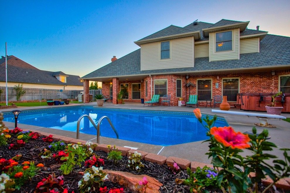 Cobblestone Realty for a Traditional Pool with a Oklahoma City and 12604 Flagstone Ct Nw Okla City   Wyatt Poindexter Kw Elite by Wyatt Poindexter of Keller Williams Elite