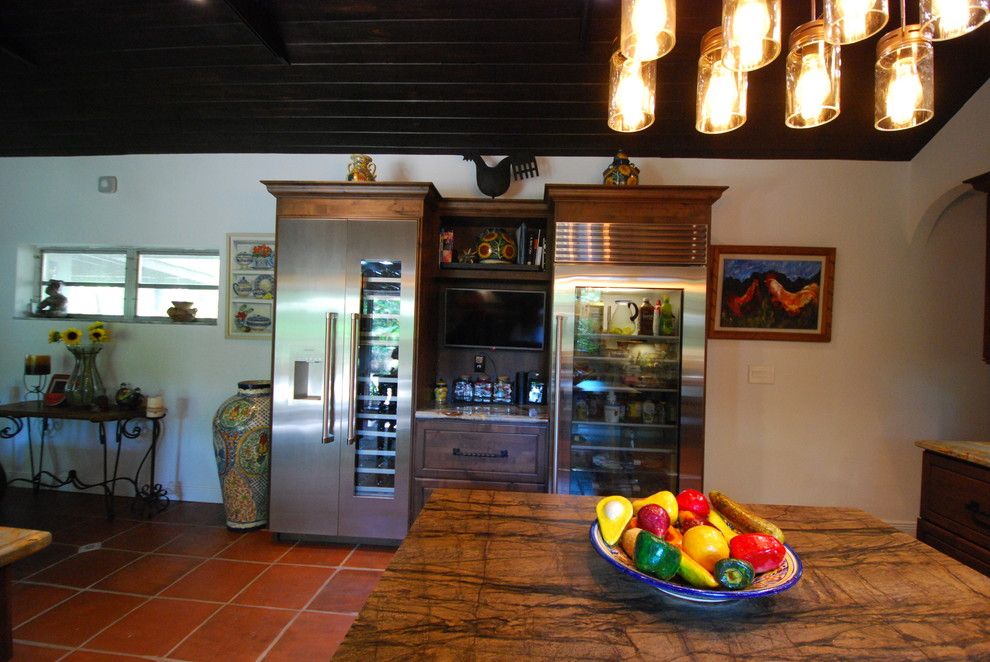 Coconut Grove Theater for a Rustic Kitchen with a Kitchen Cabinetry and Coconut Grove Rustic Kitchen by Eleet Fine American Cabinetry