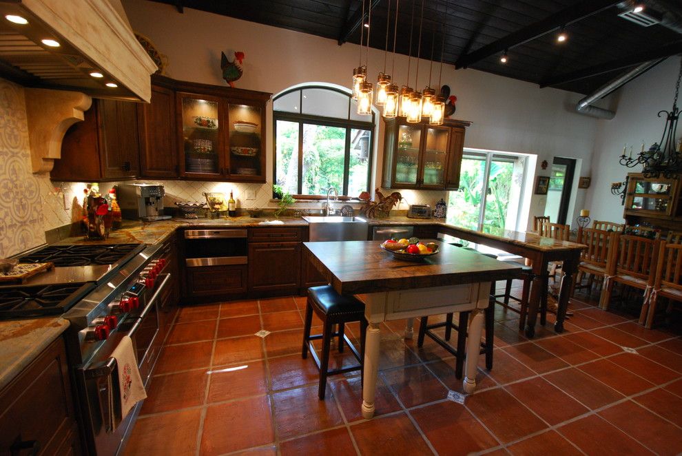 Coconut Grove Theater for a Rustic Kitchen with a Rustic Kitchen Miami and Coconut Grove Rustic Kitchen by Eleet Fine American Cabinetry