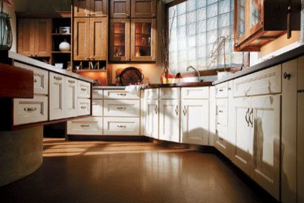 Coggin for a Transitional Kitchen with a Island and Medallion Cabinets by Coggin Brothers, Inc.