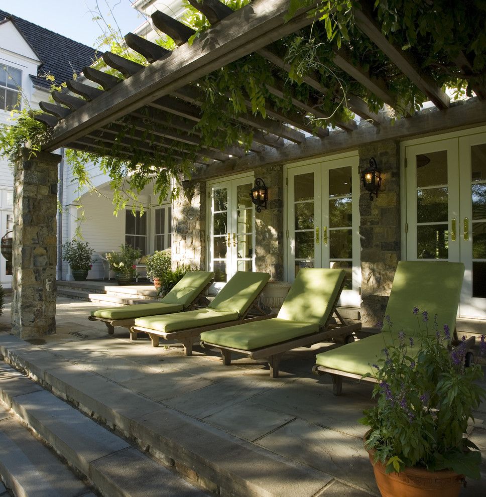 Colleton River Plantation for a Traditional Patio with a Vines and Winston Farm by Cross River Design, Inc.