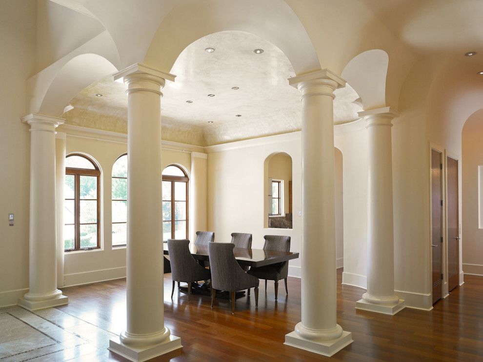 Colonnade Atlanta for a Contemporary Dining Room with a Contemporary and Modern Mediterranean Estate  Atlanta by D.t. Hubbell Architects