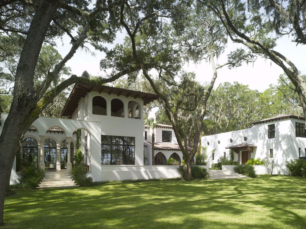 Colonnade Atlanta for a Mediterranean Exterior with a Loggia and Pope by Summerour Architects