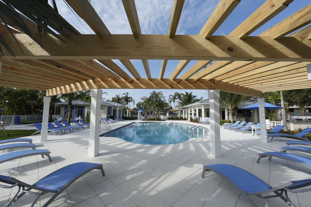 Colony Realty for a Beach Style Patio with a Club House and Bay Colony by One Ocean Drive Realty