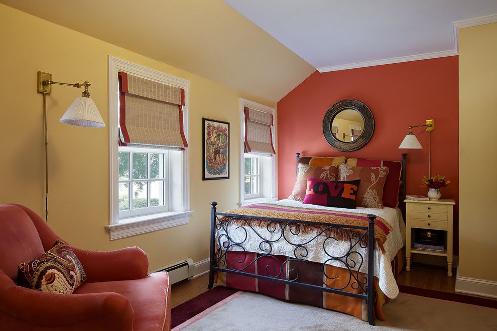 Coloredge for a Traditional Bedroom with a Reading Lamp and Go to Your Room! (Is That Punishment???) by B Fein Interiors Llc