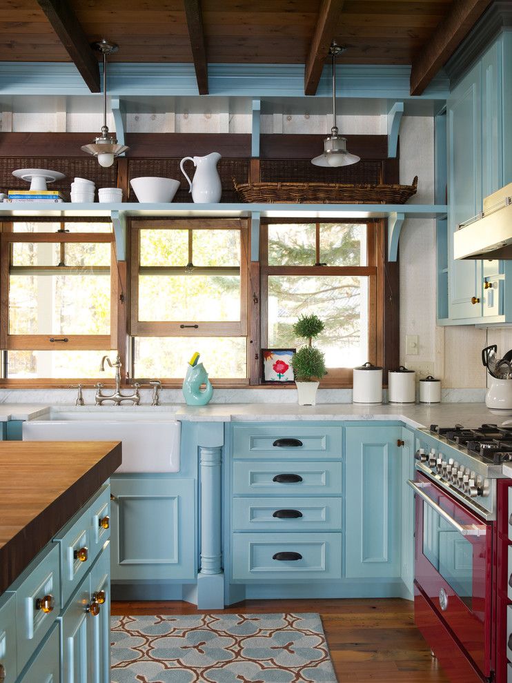 Comfort Suites Lake Geneva Wi for a Farmhouse Kitchen with a Farm Sink and Lake House Minnesota by Gridley + Graves Photographers