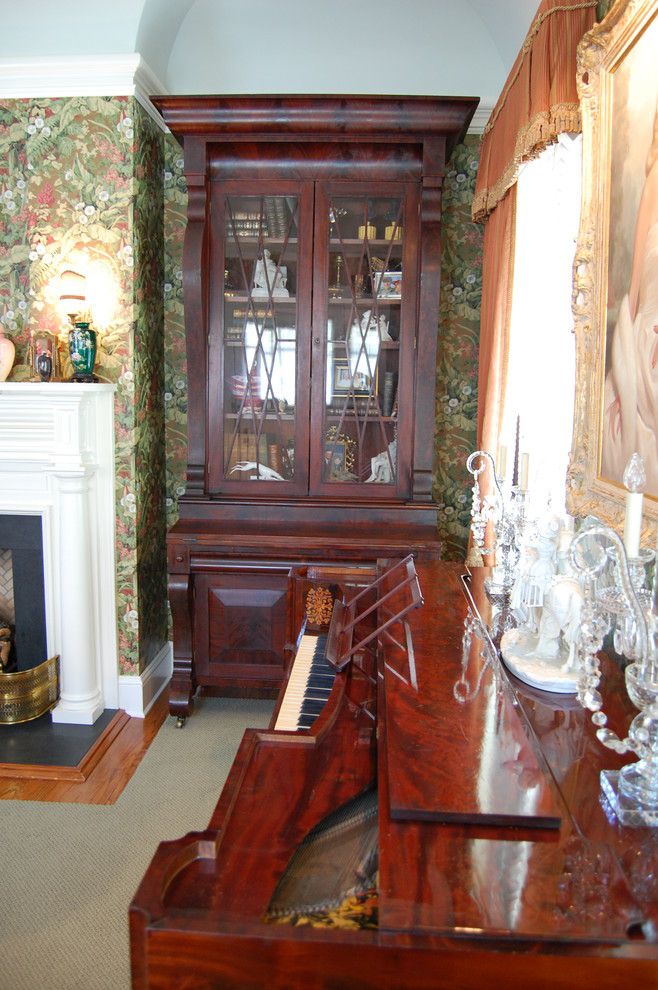 Conservatory at Druid Hills for a Traditional Living Room with a Antiques and Druid Hills Residence by Richard Burgess