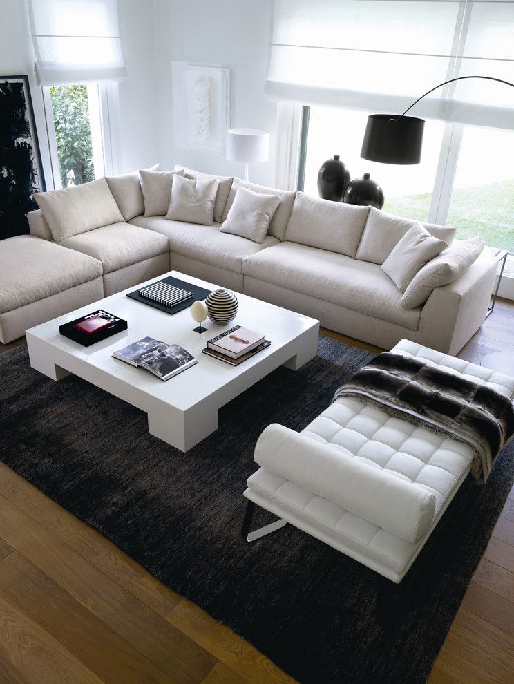 Consignment Furniture Reno for a Modern Spaces with a White Shades and Coffee Table 00609 by Usona