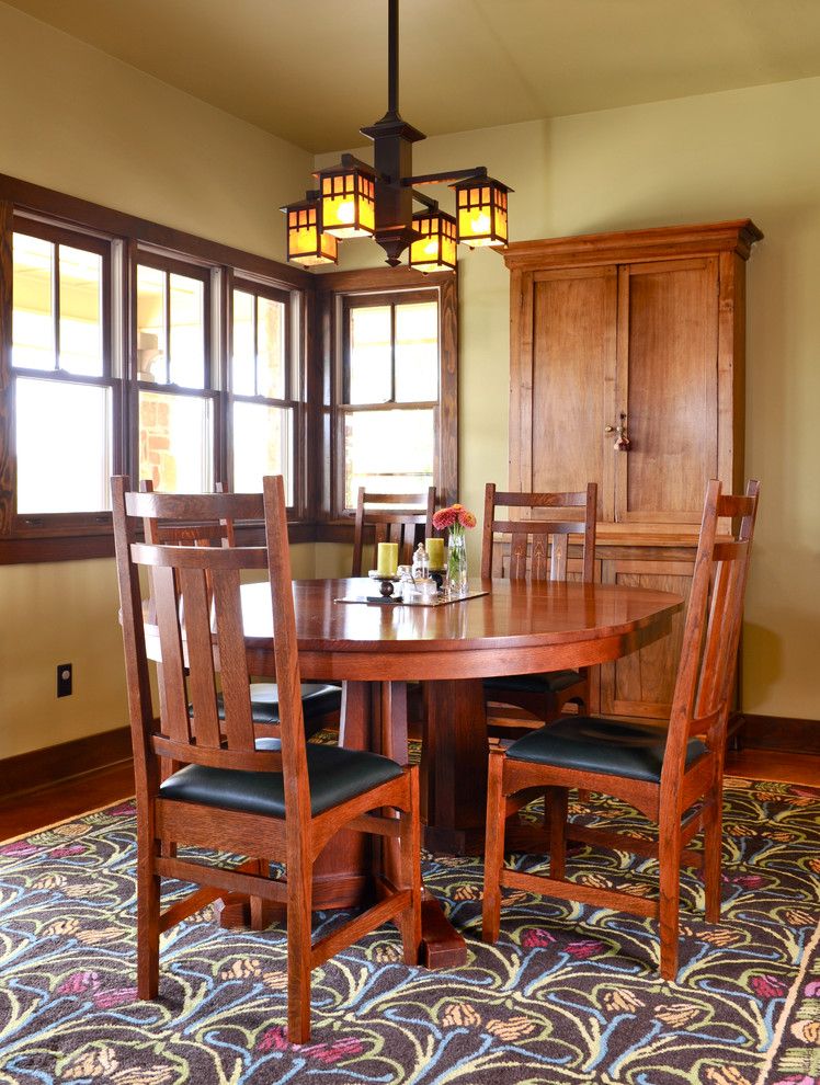 Cordillera Ranch for a Traditional Dining Room with a Stickley Furniture and Arts and Crafts, Cordillera Ranch by Nrinteriors