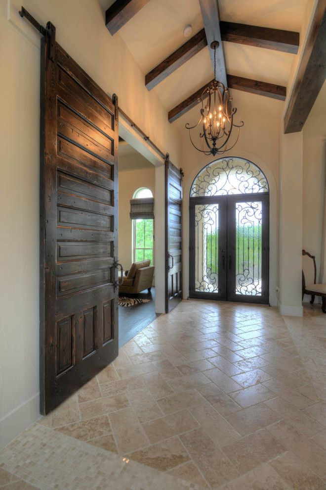 Cordillera Ranch for a Transitional Entry with a Entry Hall and Transitional Elegance in Cordillera Ranch by Garner Homes