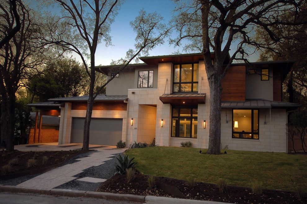 Coronado Paint for a Contemporary Exterior with a Neutral Colors and Bowman Residence Front Exterior by Cornerstone Architects