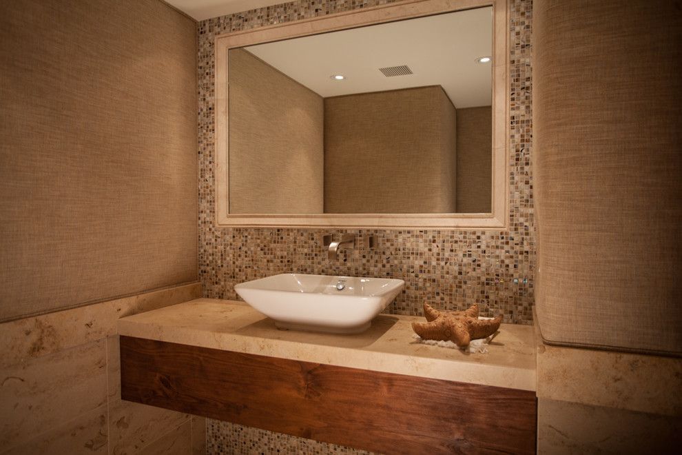 Coronado Shores for a Contemporary Bathroom with a Beige Bathroom and the Shores in Coronado by Select Builders