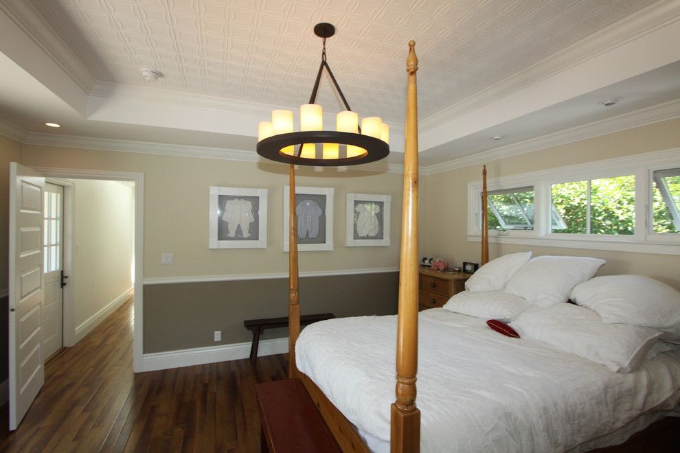 Costco Memory Foam for a Traditional Bedroom with a Traditional and Tin Ceiling Tiles by Nunley Custom Homes