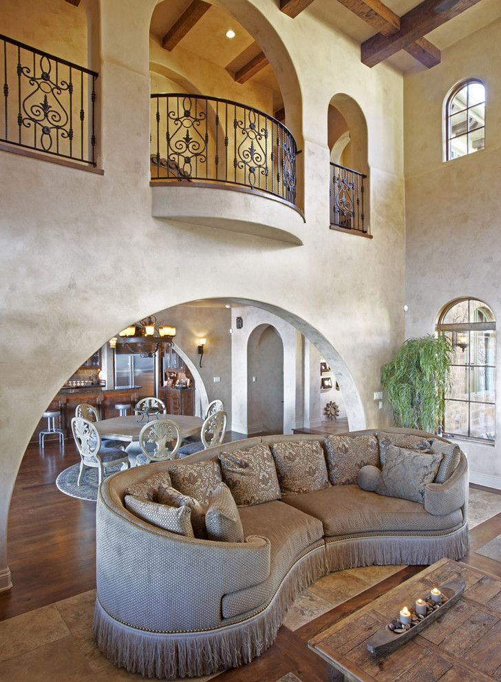 Craigslist Austin Tx Furniture for a Mediterranean Living Room with a Clerestory and Palmieri Residence by Vanguard Studio Inc.