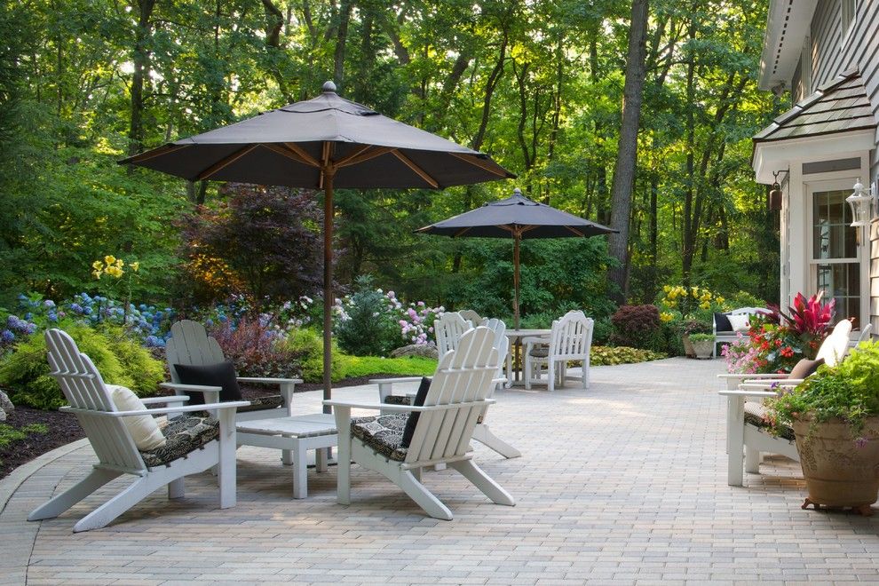 Craigslist Chicago Furniture for a Modern Patio with a Umbrella and Hydrangea Wonderland! by Smalls Landscaping