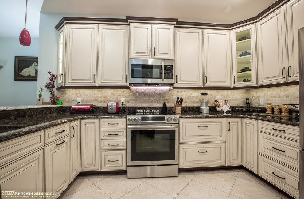 Craigslist Orlando Appliances for a Traditional Kitchen with a Cambria Countertops Laneshaw Berwyn and Aleks (Waypoint) Zelmar Home Remodel by Zelmar Kitchen Designs & More, Llc