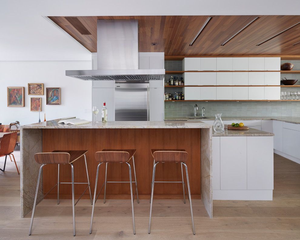 Crate and Barrel Customer Service for a Contemporary Kitchen with a Quartzite and Prospect Heights Townhouse by Etelamaki Architecture