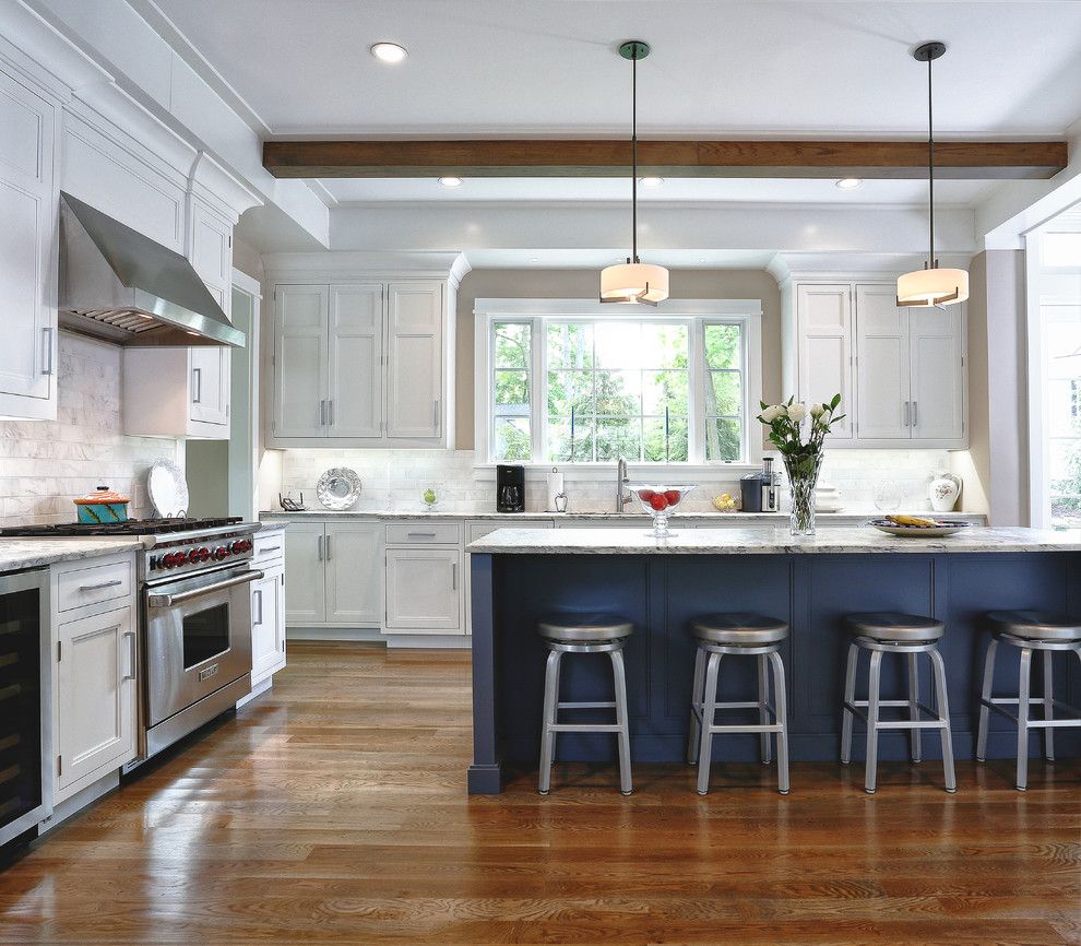 Crate and Barrel Customer Service for a Traditional Kitchen with a White Kitchen and Hyatt Lane   Westport, Ct by Vita Design Group