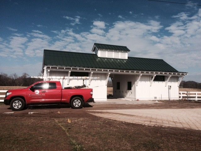 Crazy Horse Nashville for a Farmhouse Exterior with a Standing Seam Metal and Residential by Austermiller Roofing & Construction, Inc.