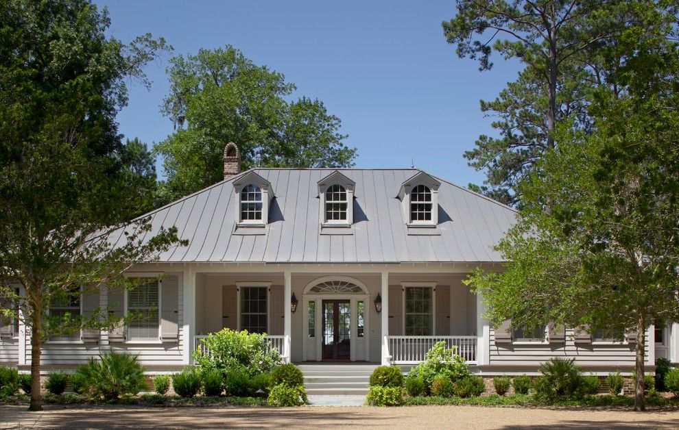 Crescent Springs Hardware for a Traditional Exterior with a Creole Cottage and Lowcountry Creole   Spring Island, South Carolina by Historical Concepts