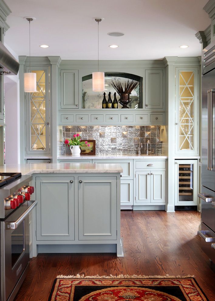 Crown Point Townhomes for a Traditional Kitchen with a Gray Cabinetry and Jenny Rausch, C.k.d by Karr Bick Kitchen and Bath