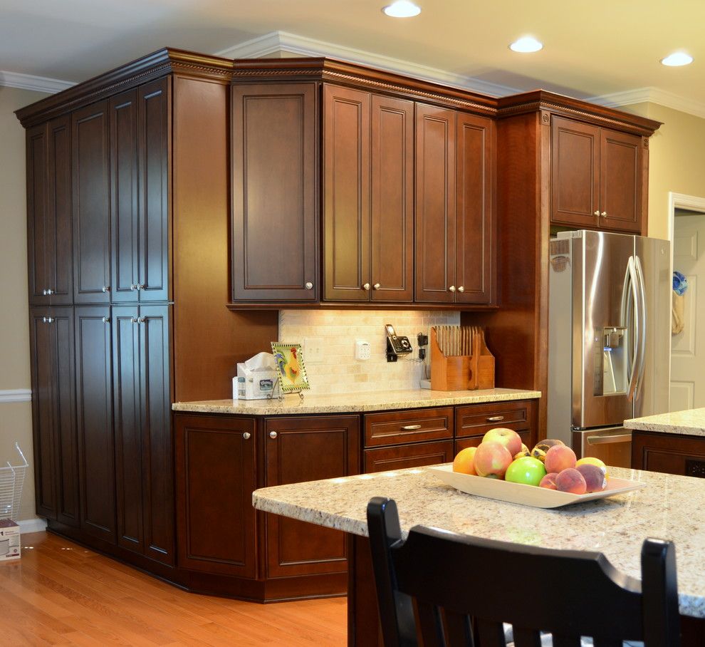 Cummings Electric for a Transitional Kitchen with a Granite Countertop and Cumming, Ga   Whole House Remodel by Johnny Rhino Kitchens and Baths