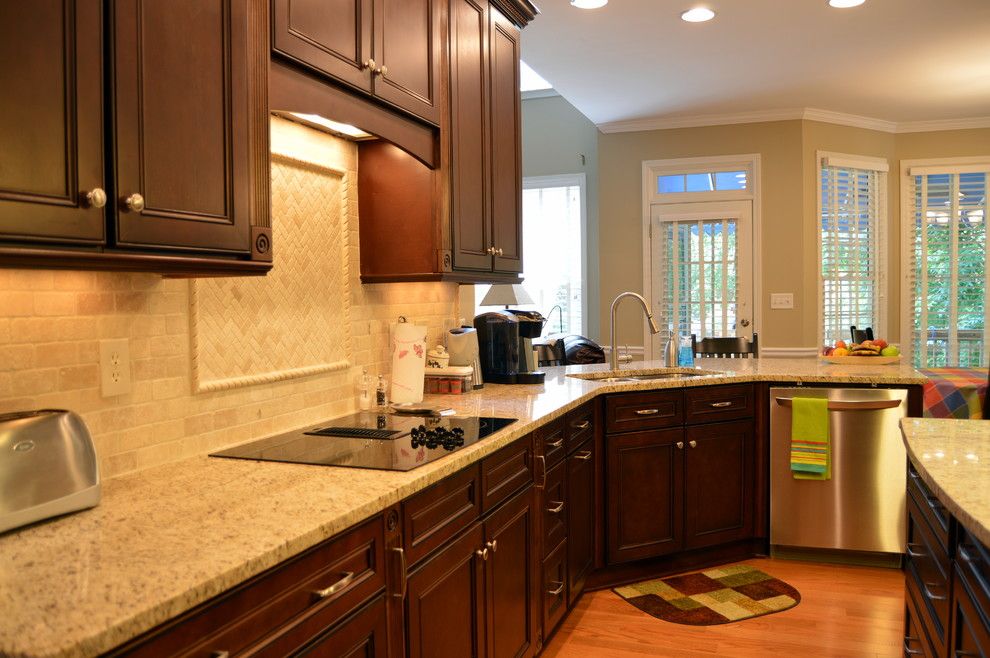 Cummings Electric for a Transitional Kitchen with a Tile Back Splash and Cumming, Ga   Whole House Remodel by Johnny Rhino Kitchens and Baths