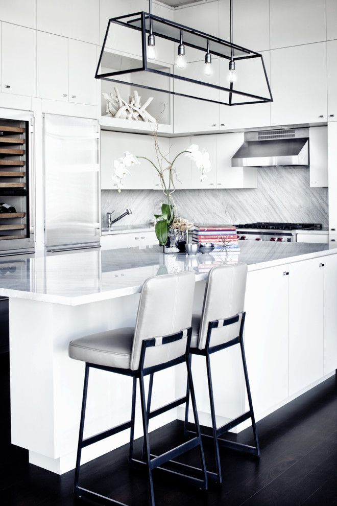 Curations for a Contemporary Kitchen with a Masculine and Contemporary Kitchen by Gathinteriordesign.com