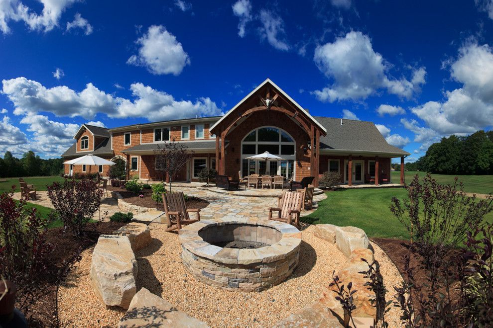 Cutigers for a Traditional Patio with a Outdoor Living and Custom Hardscaping 
