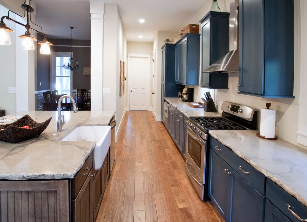 Cutting Edge Granite for a Traditional Kitchen with a Concrete Counter Top and Mt P Residence by Eco Designer Concrete