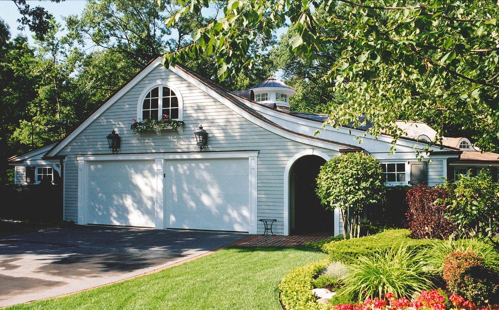 Dads Garage for a Traditional Exterior with a Garage and Multi Car Private Garage by Wallant Architect