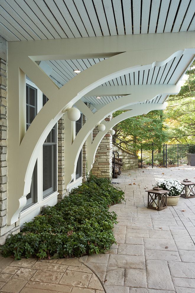 Dads Garage for a Traditional Exterior with a Wood Ceiling and Lake County Builders by Lake Country Builders