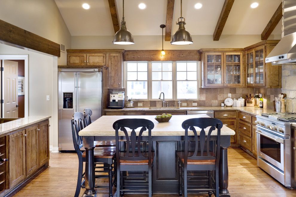 Dc2ny for a Traditional Kitchen with a Kitchen Island and Fairway Ranch Renovation Kitchen by Rothers Design/build