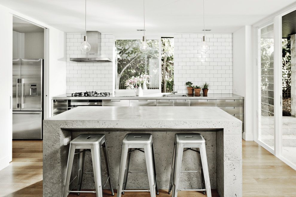 Deephaven Mn for a Contemporary Kitchen with a Subway Tile and Fisher & Paykel by Fisher & Paykel