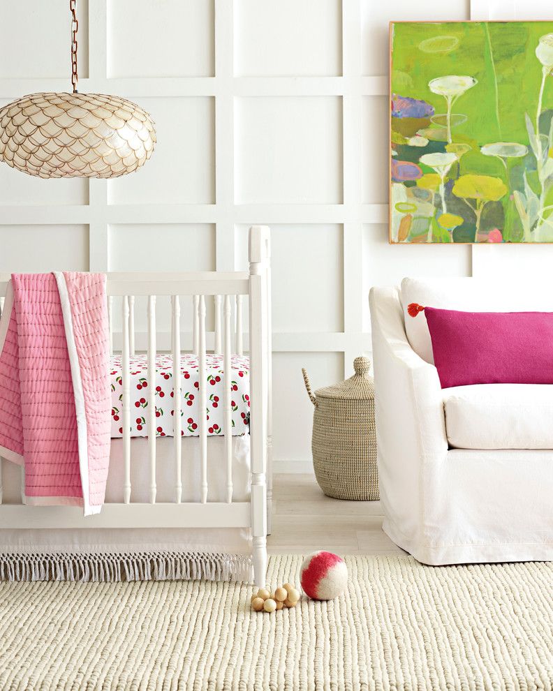 Dees Nursery for a Modern Nursery with a Nursery and Nursery by Serena & Lily